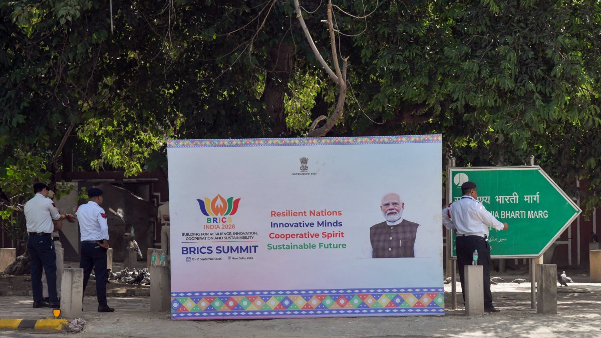 BRICS Summit 2026 banners installed in New Delhi