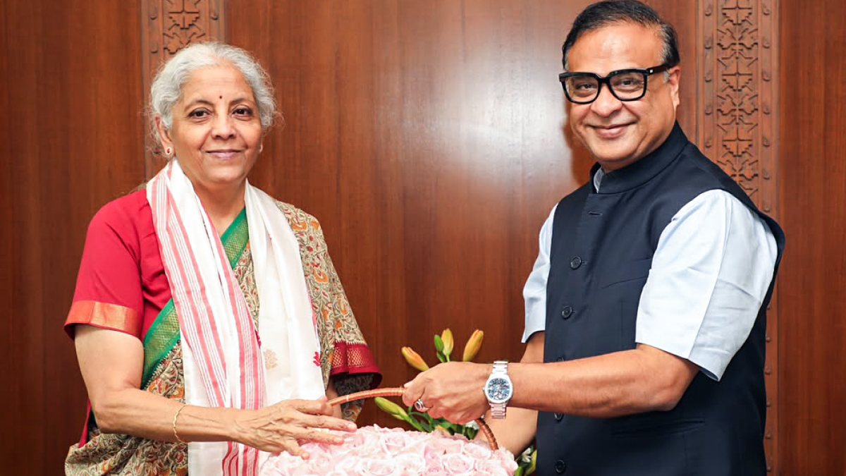 Assam CM Sarma meets Finance Minister Sitharaman in Delhi