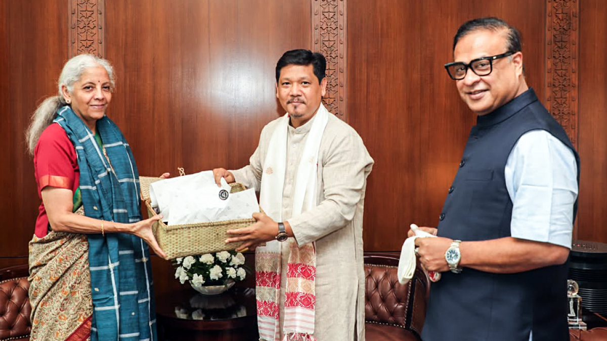 Arunachal CM Pema Khandu meets Nirmala Sitharaman in Delhi