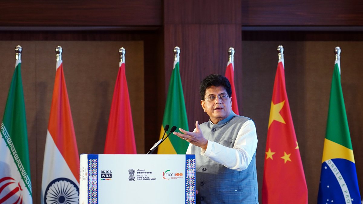 Piyush Goyal addresses BRICS women-led development summit