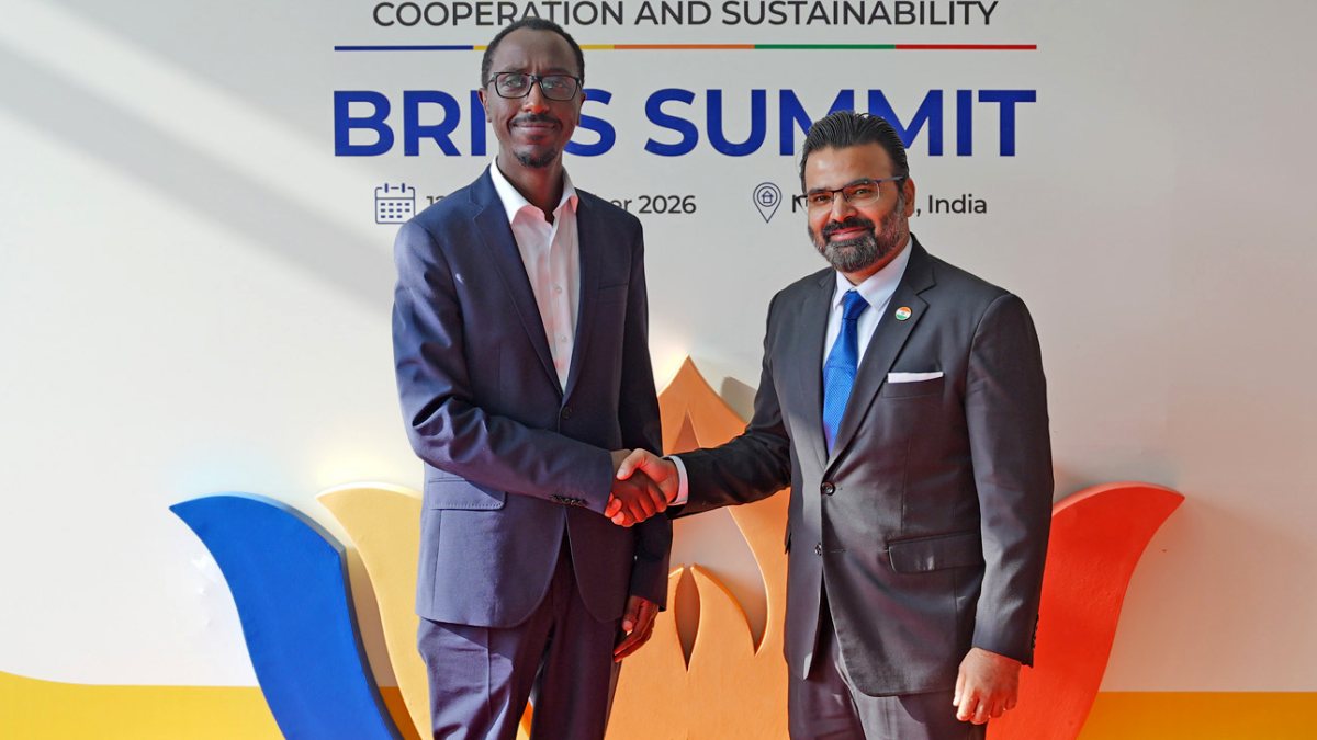 Ethiopian foreign minister arrives in Delhi for BRICS summit