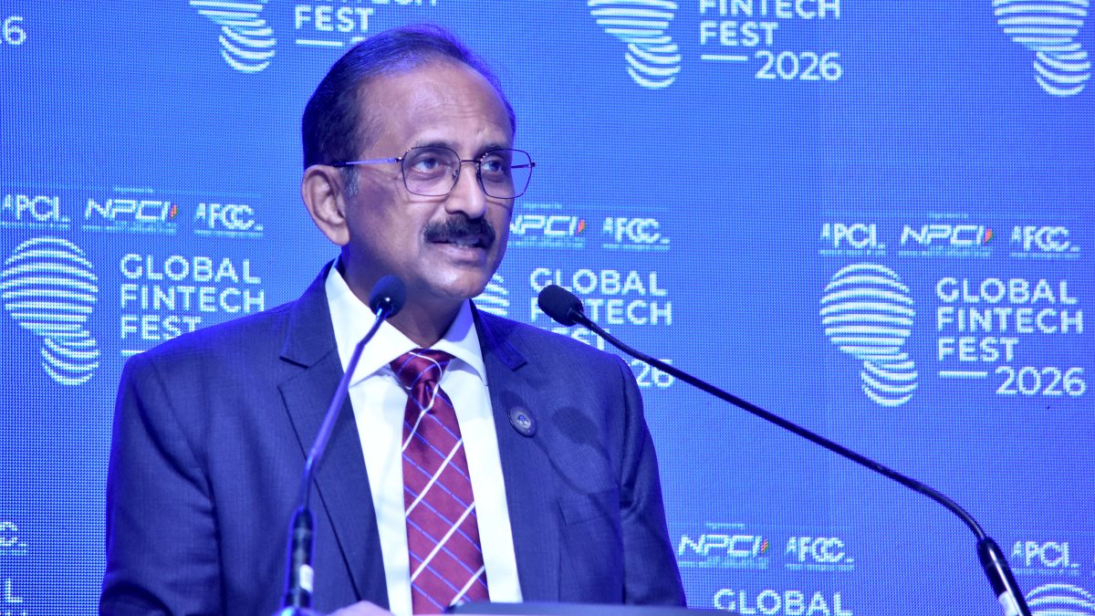 SBI chairman addresses Global Fintech Fest in Mumbai