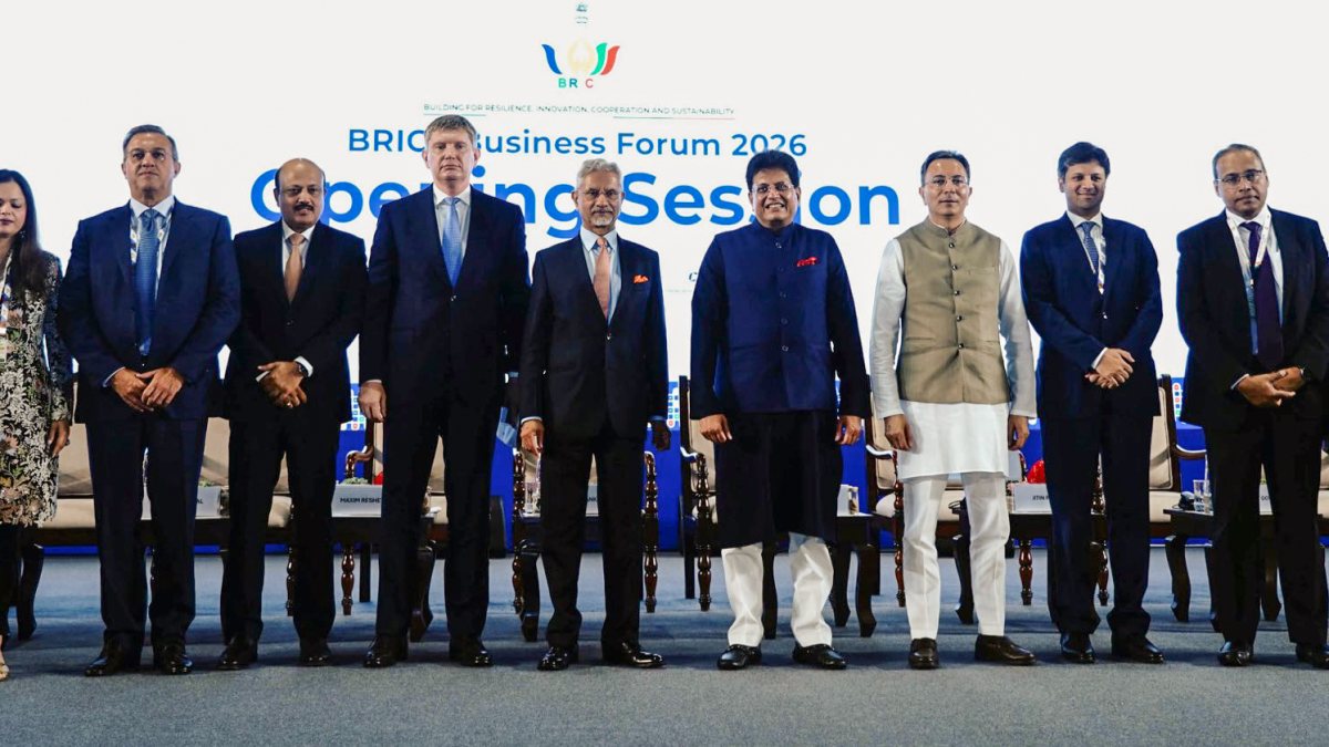Jaishankar Goyal attend BRICS Business Forum opening in Delhi