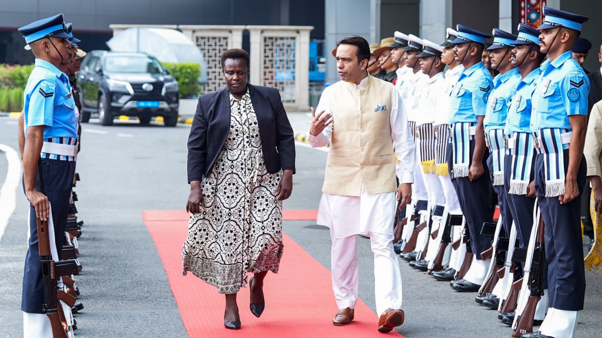 Uganda vice president arrives in New Delhi for BRICS summit