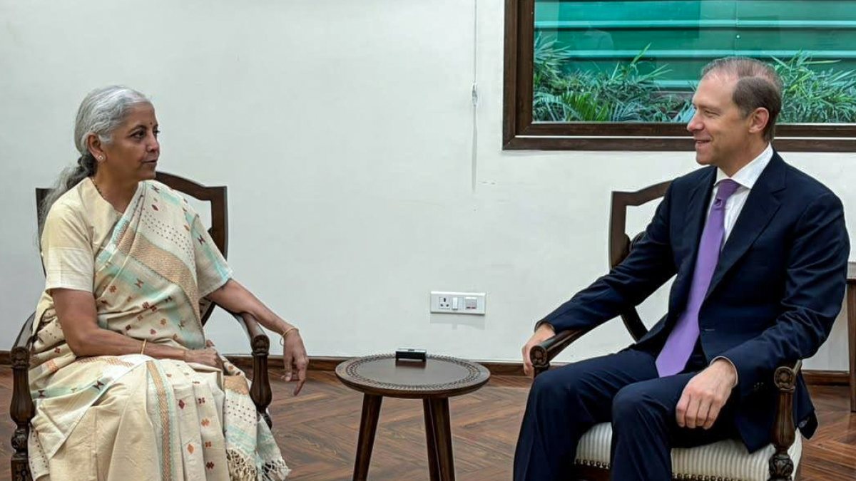 Sitharaman meets Russian first deputy PM Manturov in Delhi