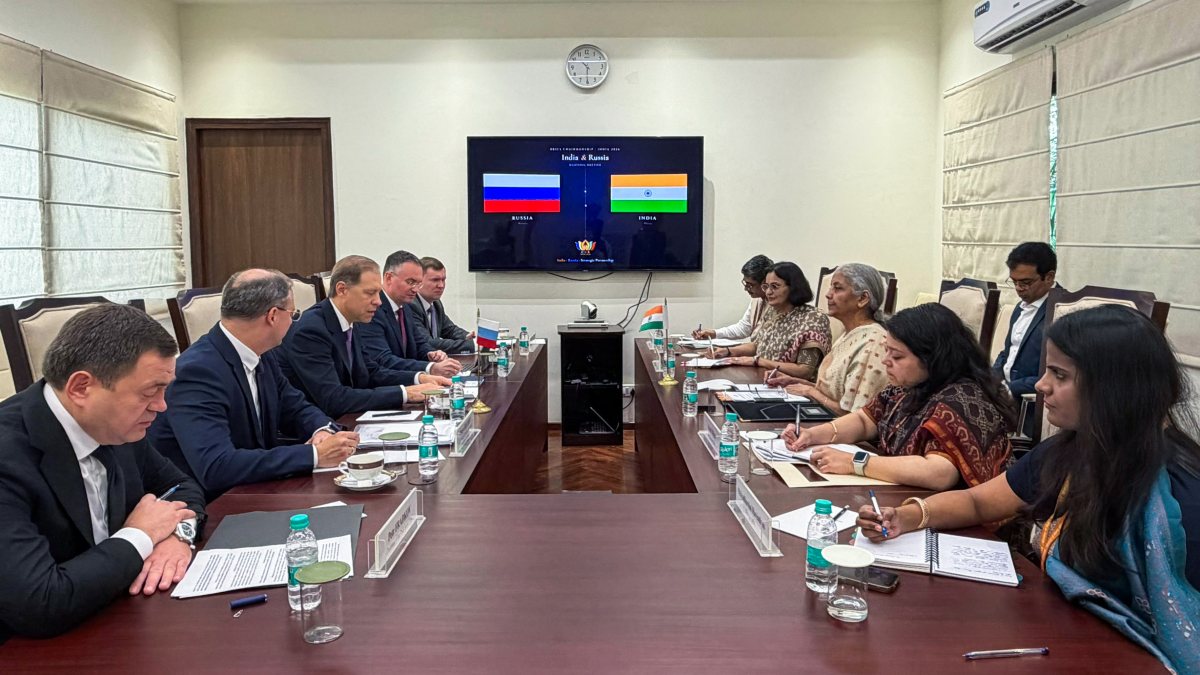 Sitharaman meets Russian first deputy PM Manturov in Delhi
