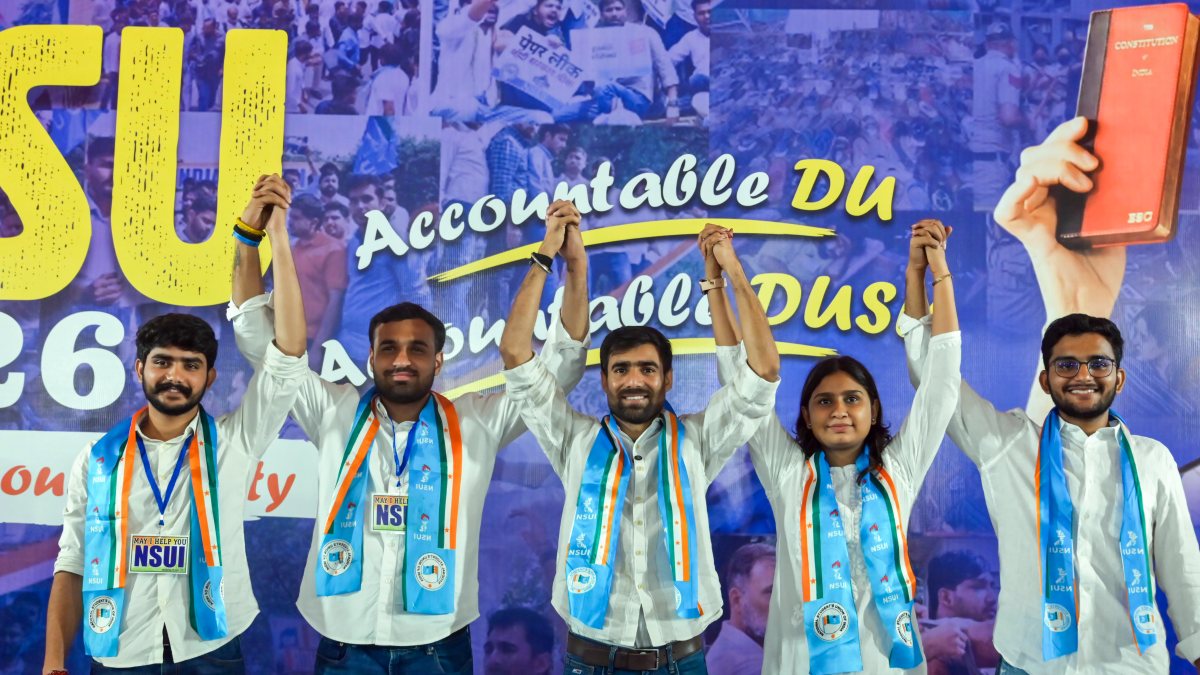 NSUI names four candidates for DUSU polls 2026-27