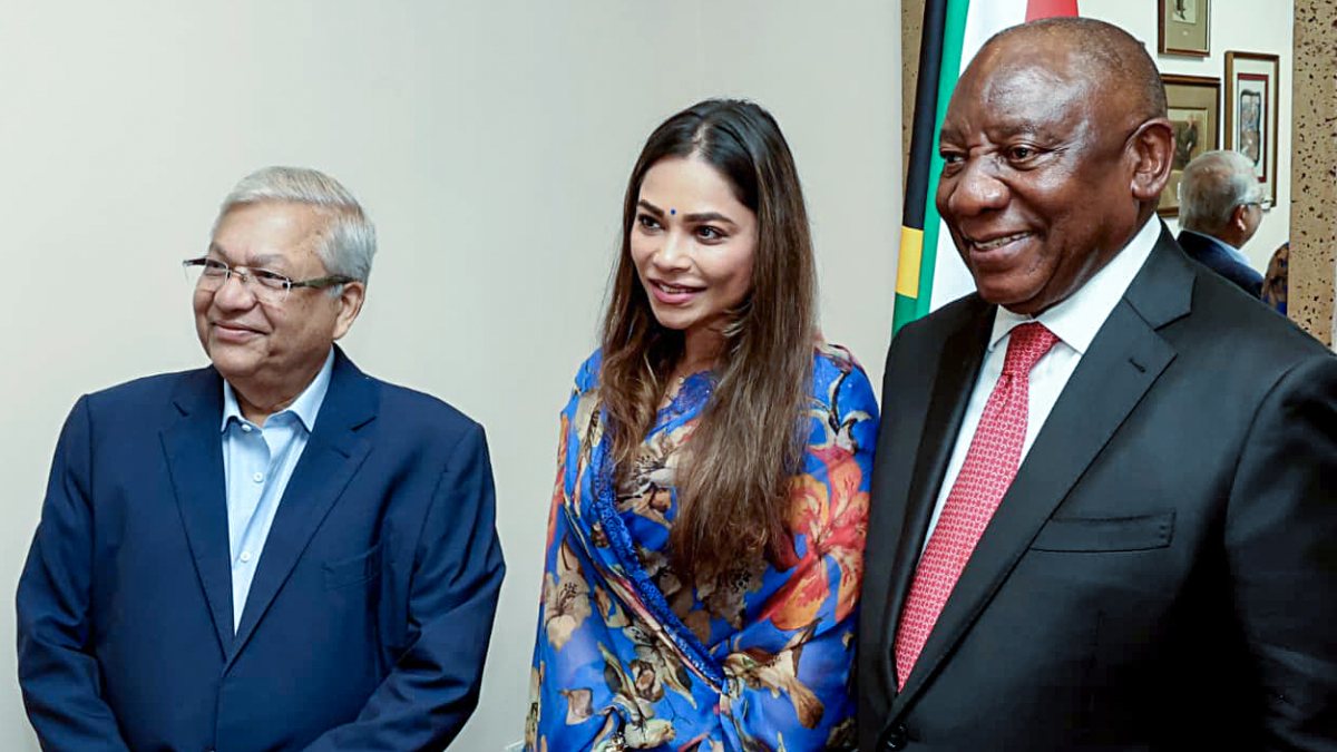 Varun Beverages chairman meets South African president at BRICS summit