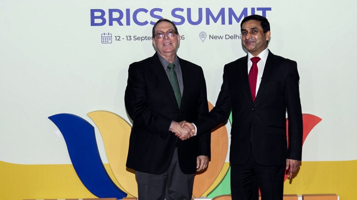 Cuba foreign minister arrives for BRICS Summit in New Delhi