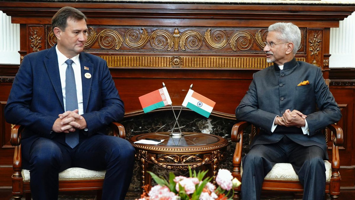 Jaishankar holds bilateral talks with Belarus foreign minister