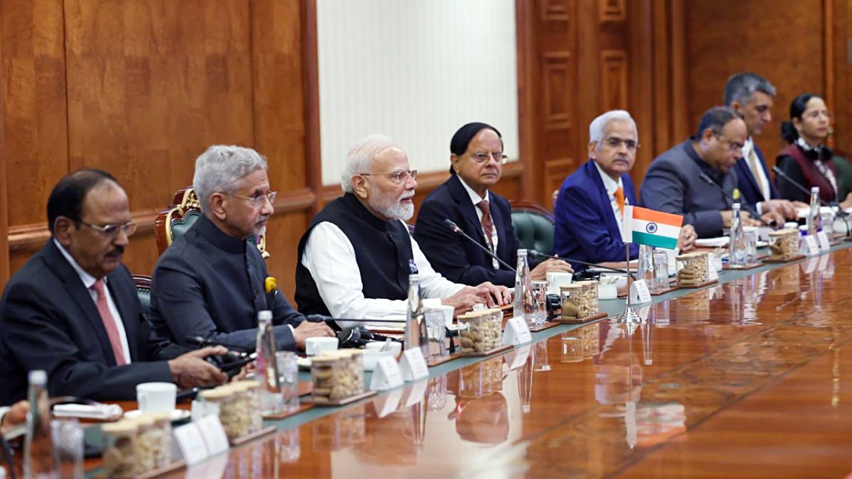 PM Modi holds bilateral meeting with Xi Jinping at BRICS Summit