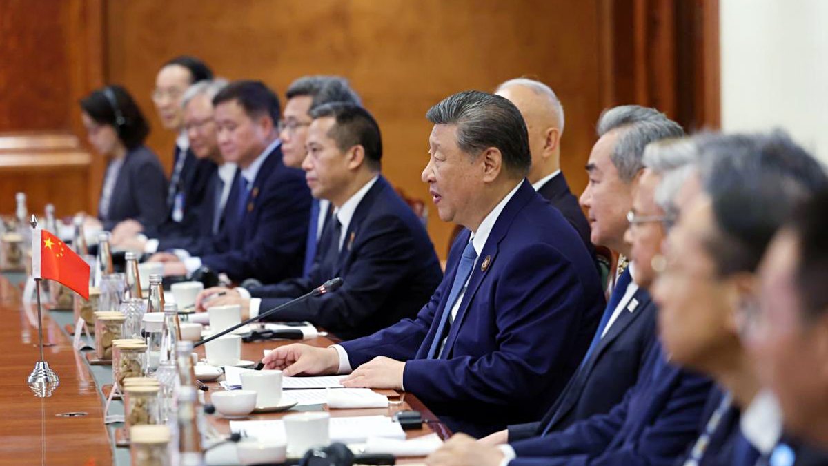 Xi Jinping speaks at bilateral meeting with Modi in New Delhi