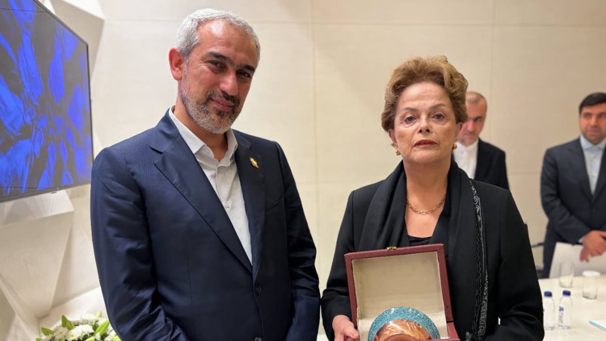 Iran minister meets NDB president at BRICS summit in Delhi