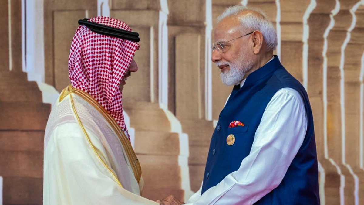 PM Modi meets Saudi foreign minister at BRICS Summit