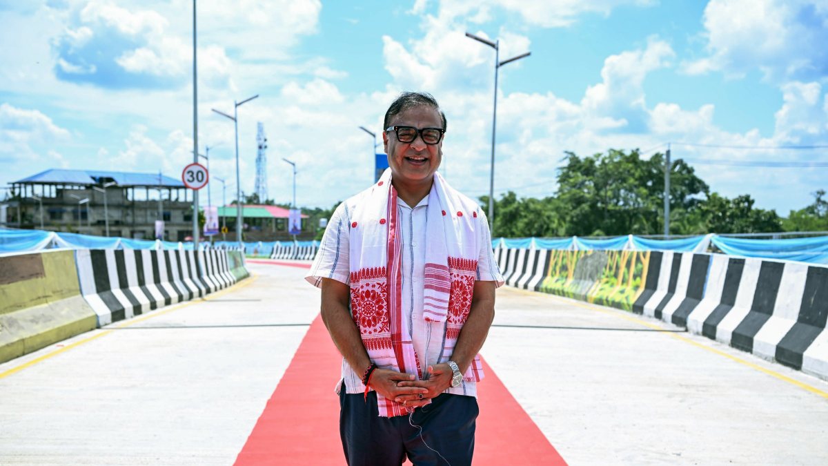 Assam CM inaugurates railway overbridge at Cinnamara in Jorhat