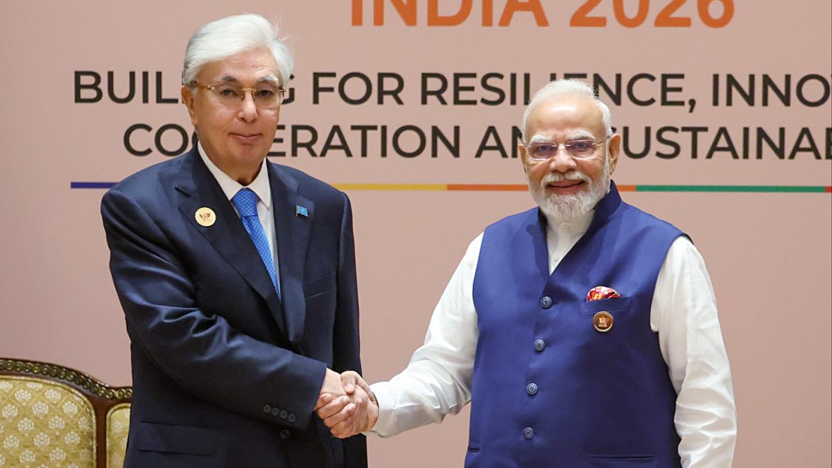 PM Modi meets Kazakhstan president on BRICS sidelines