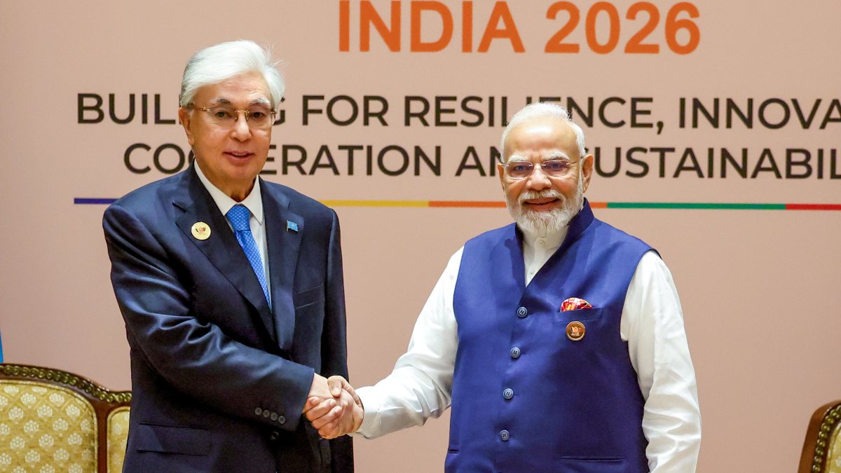 PM Modi meets Kazakhstan president on BRICS sidelines