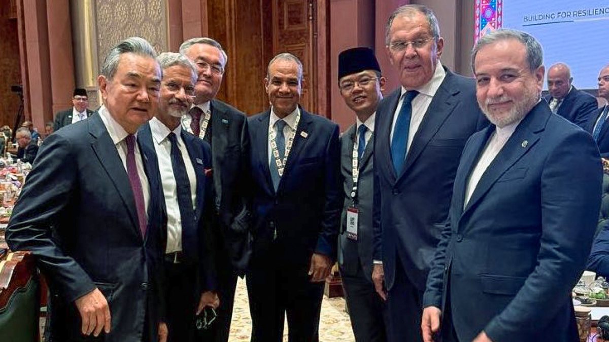 Jaishankar meets Lavrov Wang Yi at BRICS Summit in Delhi