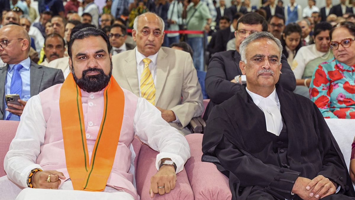 Bihar CM Samrat Choudhary attends Patna HC chief justice oath ceremony