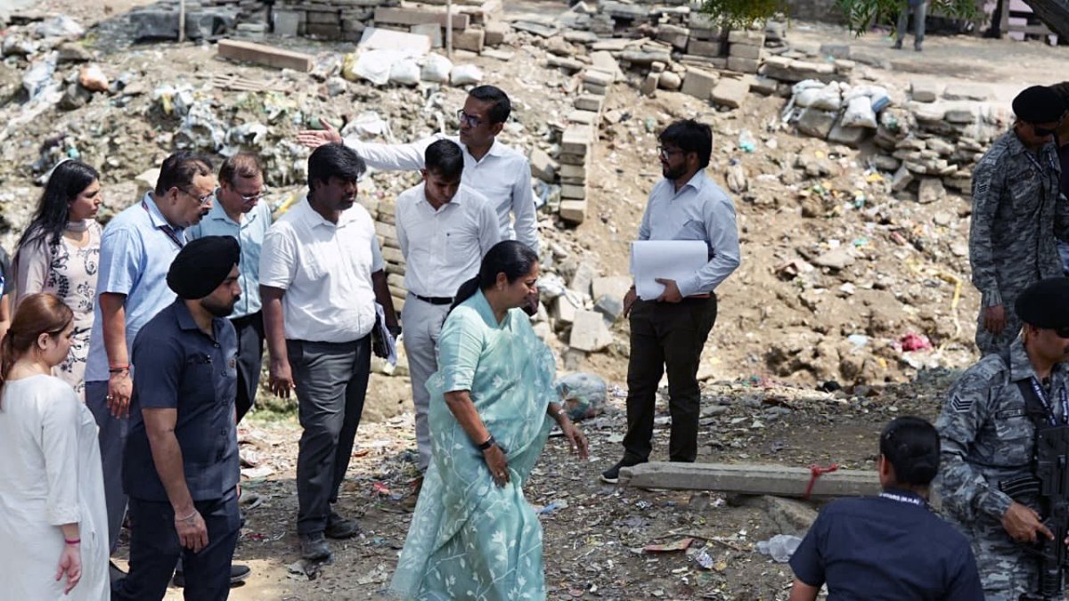 Delhi CM Rekha Gupta inspects Chhath ghat work at Munak Canal