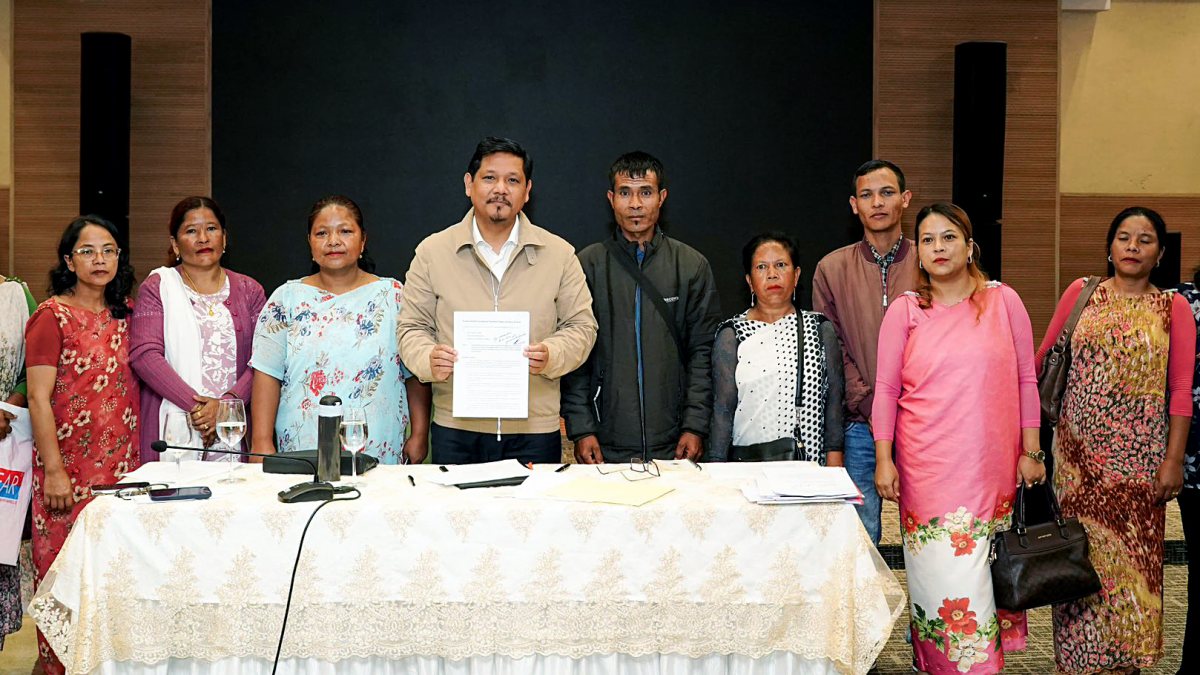 Meghalaya CM Conrad Sangma attends public durbar in Shillong
