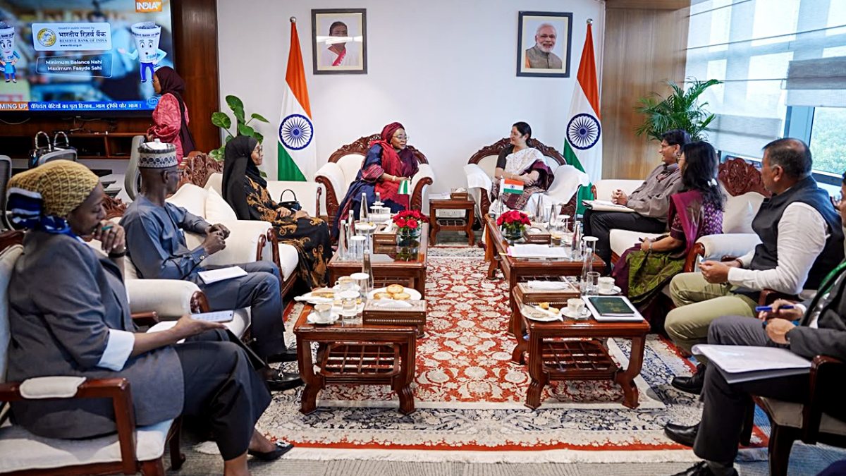 Annapurna Devi meets Nigerian women affairs minister in Delhi