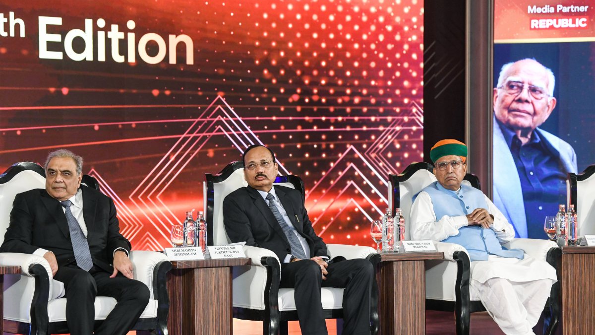 CJI Surya Kant attends sixth Ram Jethmalani memorial lecture in Delhi