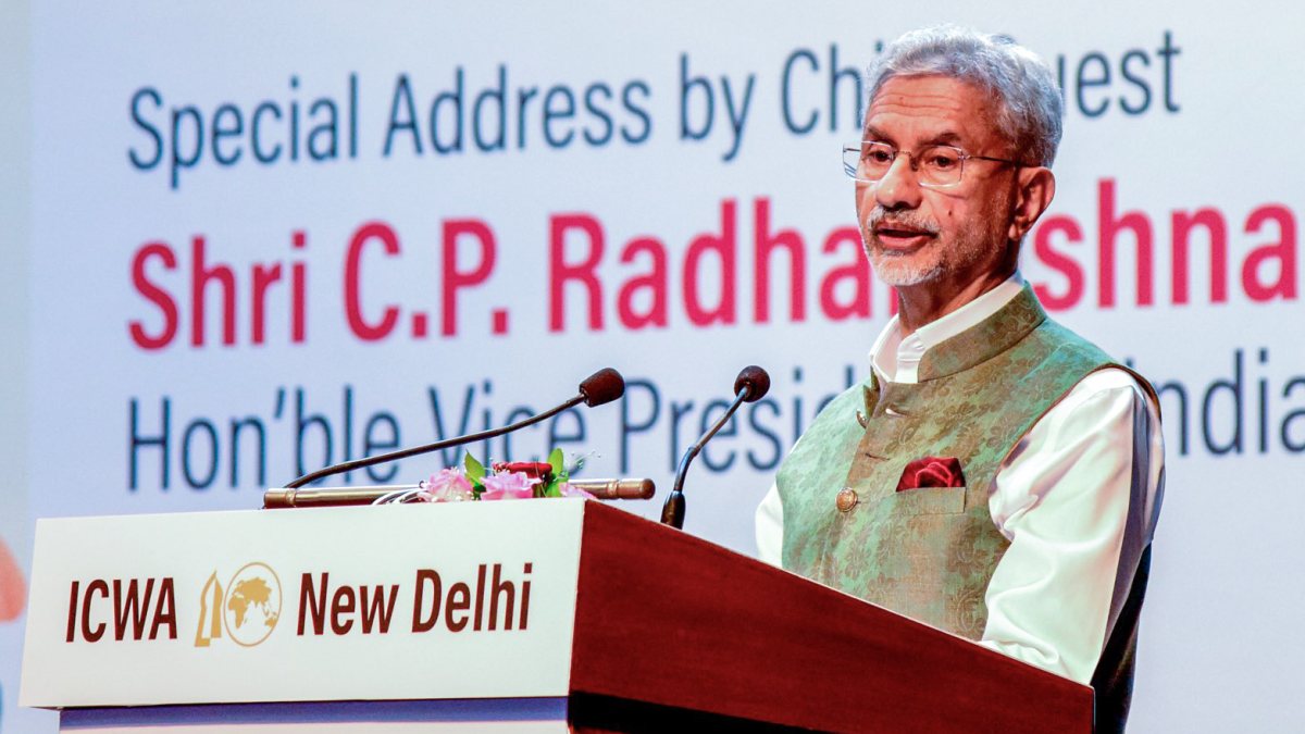 Jaishankar addresses ICWA 25th anniversary in New Delhi
