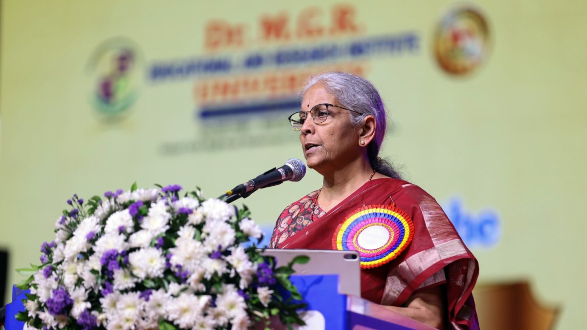 Nirmala Sitharaman addresses convocation in Chennai