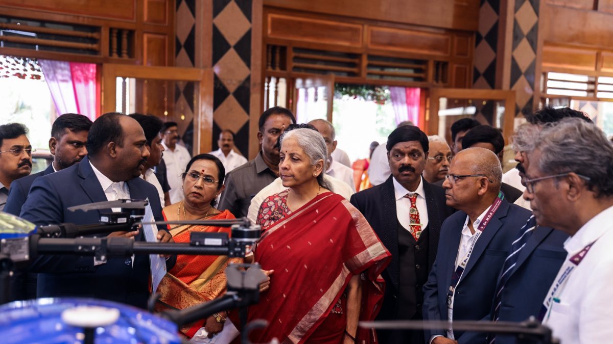 Nirmala Sitharaman visits research exhibition in Chennai