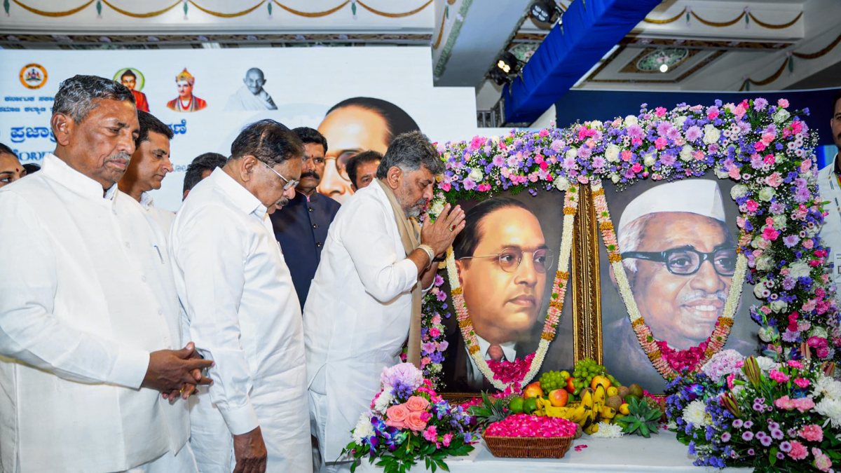 Karnataka leaders pay homage to Ambedkar and Jagjivan Ram