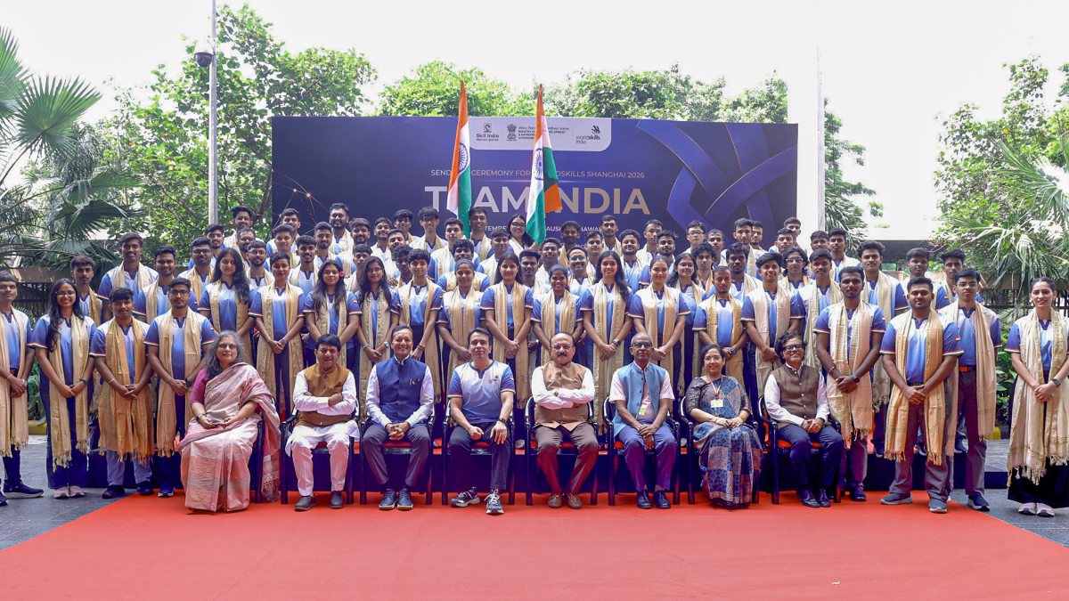 Jayant Chaudhary meets Indian contingent for WorldSkills 2026 send-off