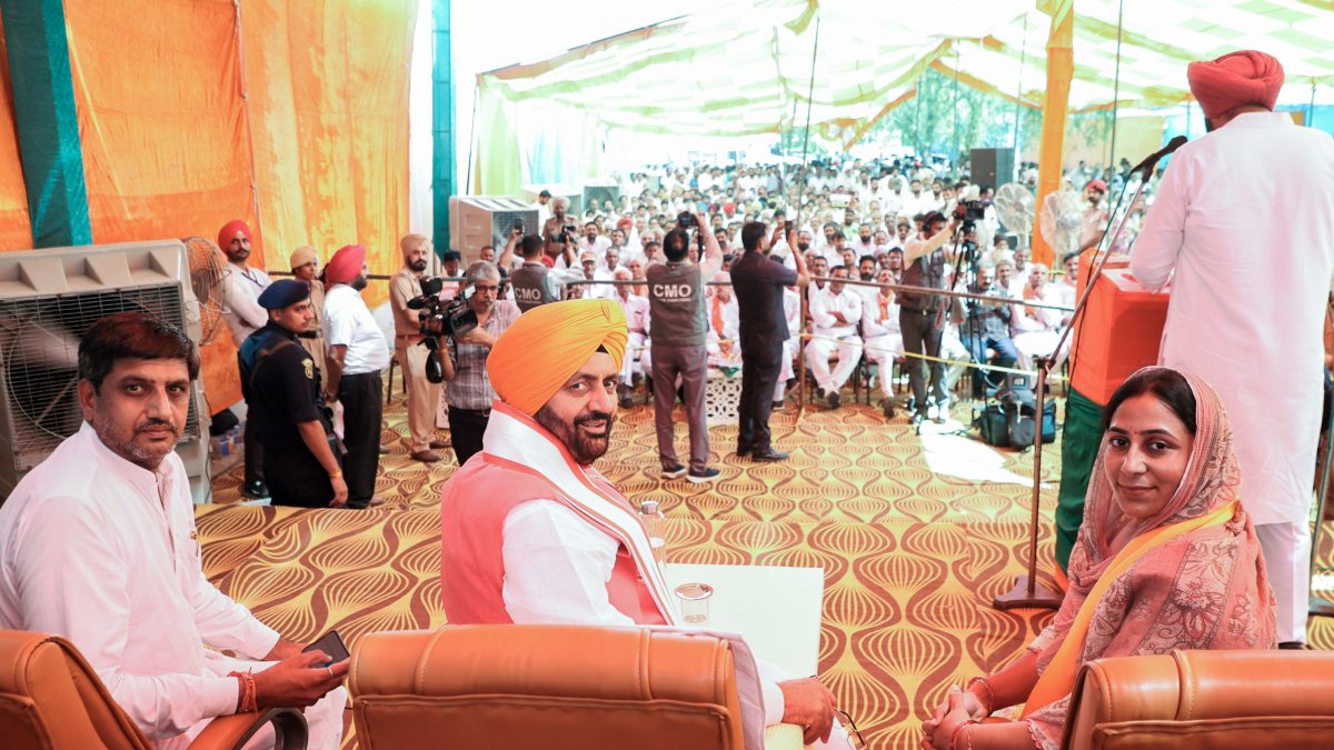Haryana CM Saini joins anti-drug yatra in Fazilka