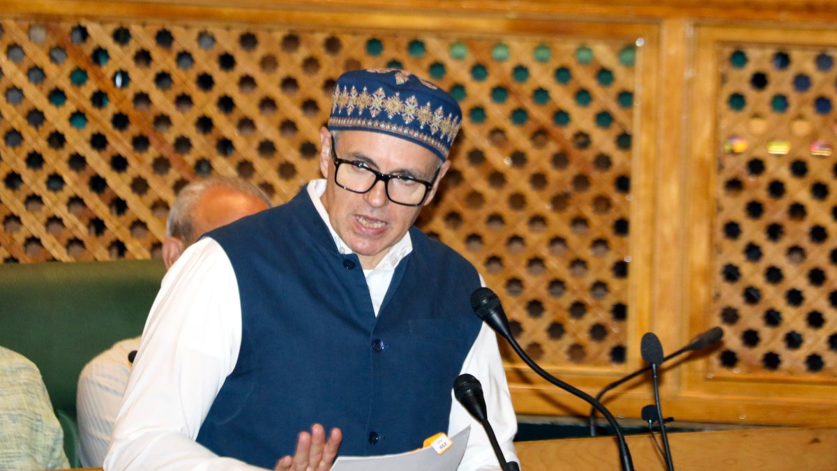 Omar Abdullah speaks on first day of autumn assembly session