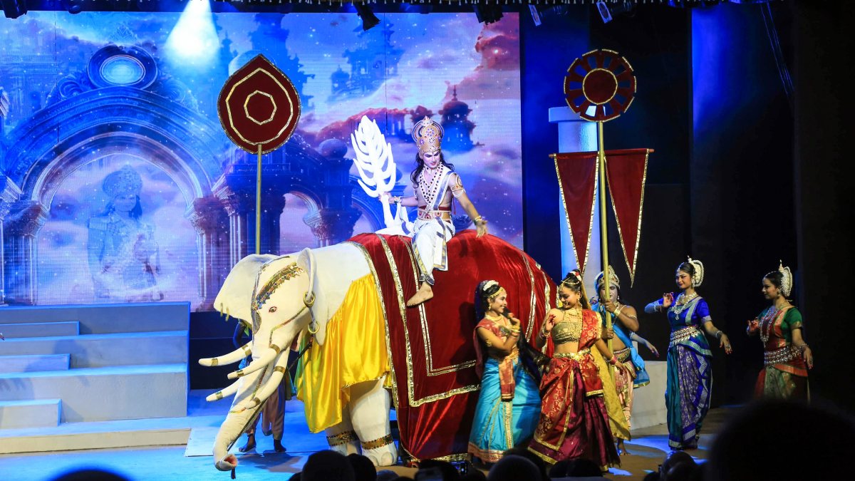 NSD repertory performs Samudra Manthan in Jaipur
