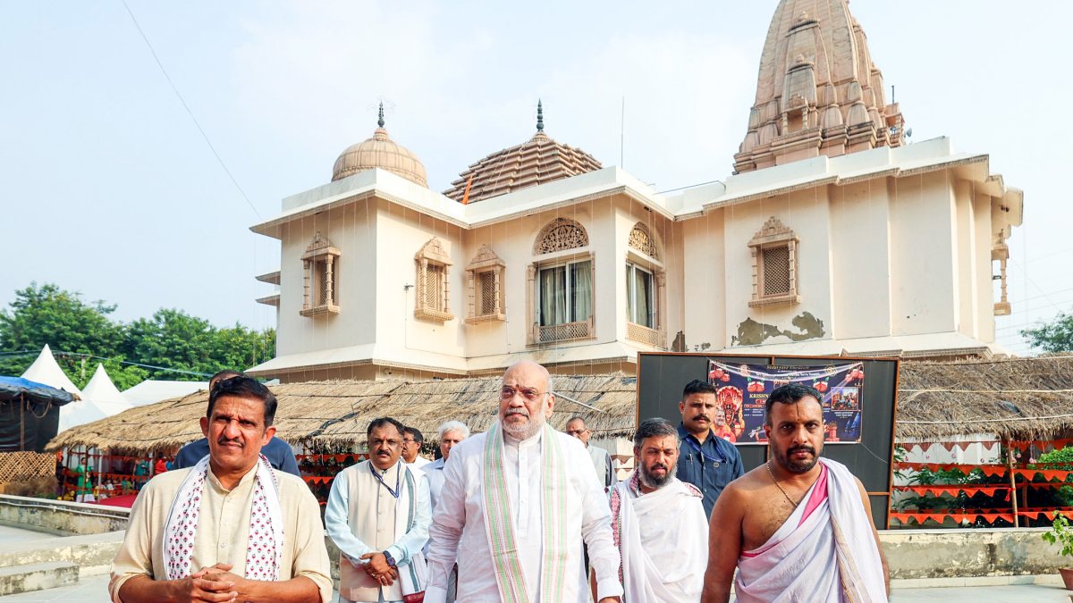 Amit Shah meets Pejawar Mutt seer in Delhi
