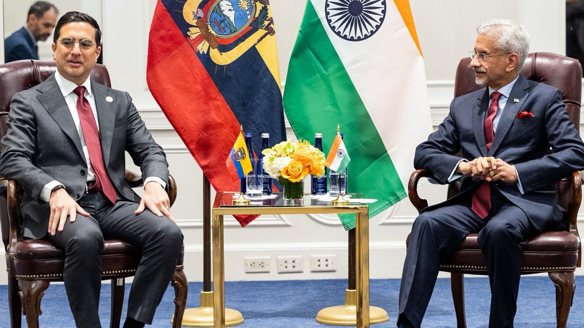 Jaishankar meets Ecuador foreign minister in New York