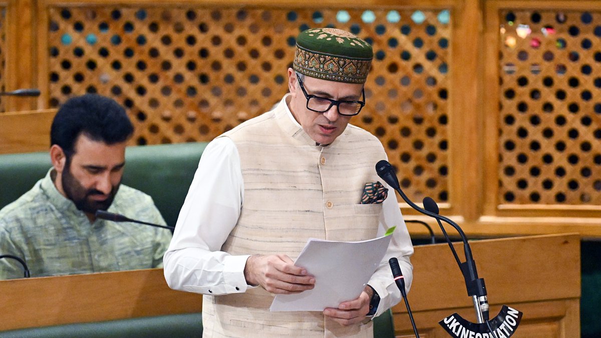 Omar Abdullah speaks in J&K assembly autumn session