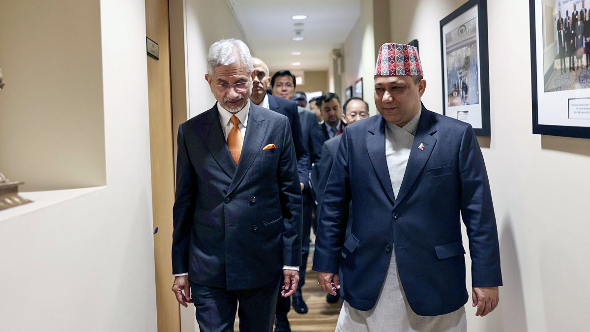 Jaishankar meets Nepal counterpart on UNGA sidelines