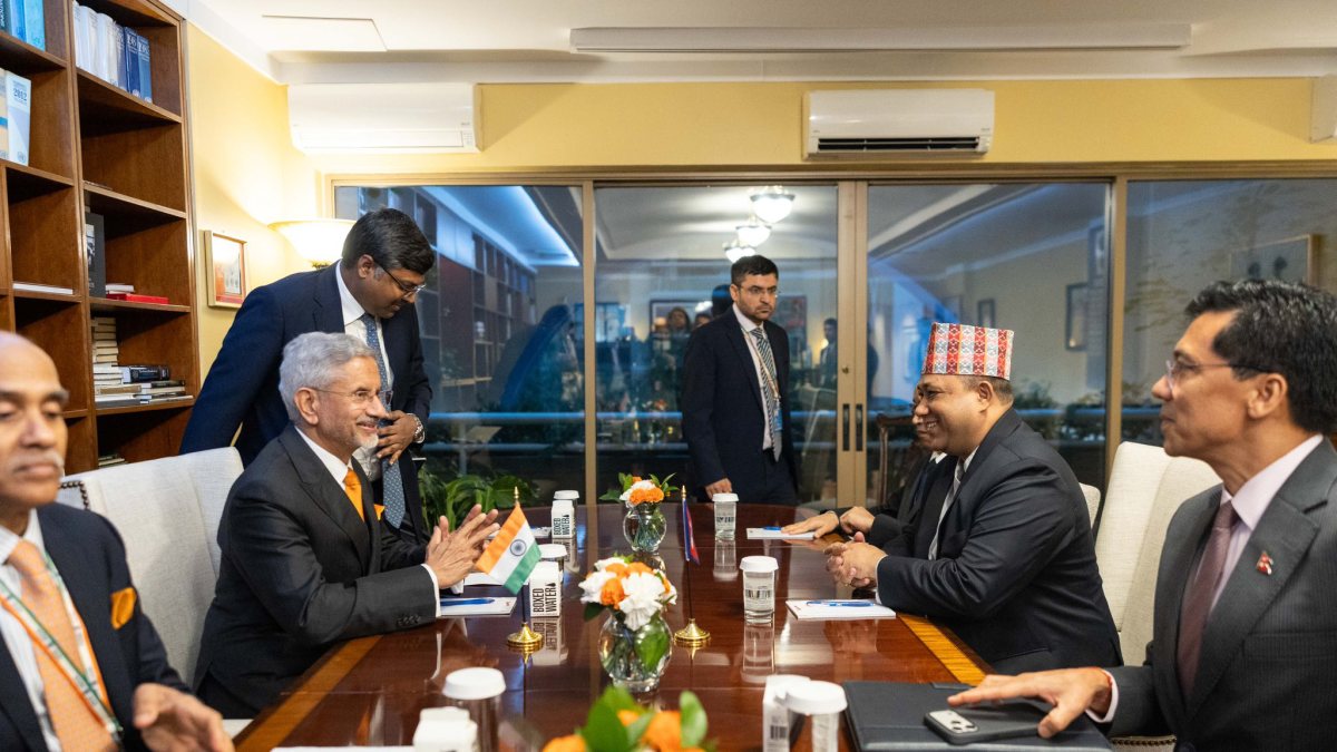 Jaishankar meets Nepal counterpart on UNGA sidelines