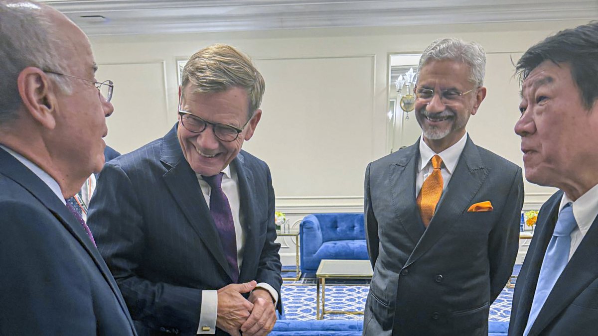 Jaishankar meets Brazil Germany Japan counterparts at UNGA