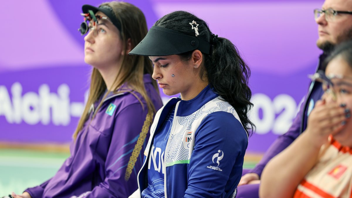 Manu Bhaker finishes fifth in women's 10m air pistol final at Asian Games