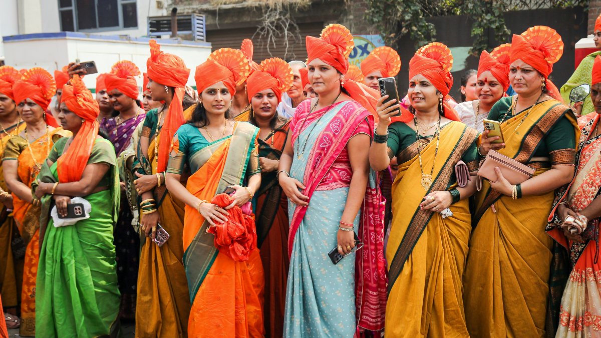 Maharashtrian women celebrate Ganesha Visarjan in Amritsar