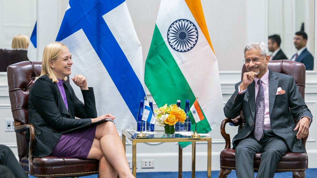 Jaishankar meets Finnish counterpart on UNGA sidelines