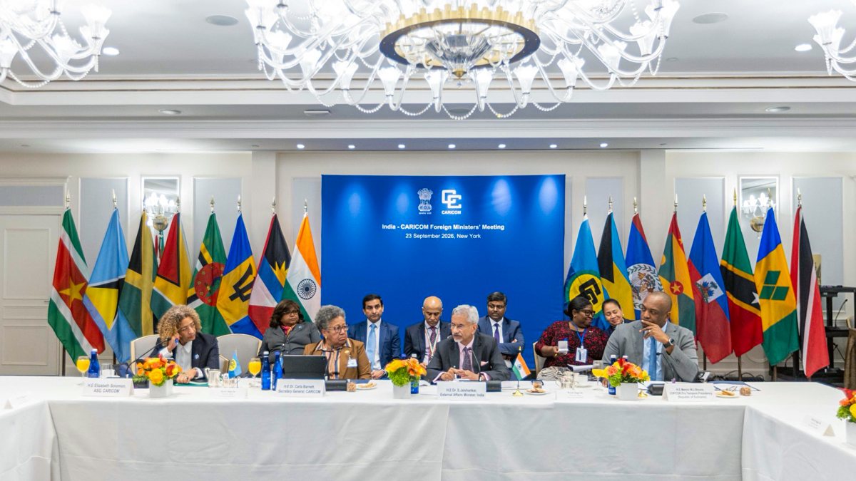 Jaishankar meets CARICOM foreign ministers at UNGA 81