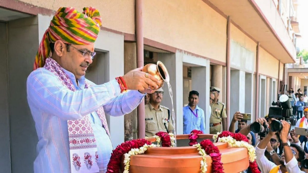 Rajasthan CM Bhajan Lal Sharma visits Baba Ramdev Temple in Jaisalmer