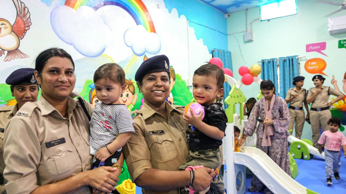 Bhopal police opens creche for personnel children