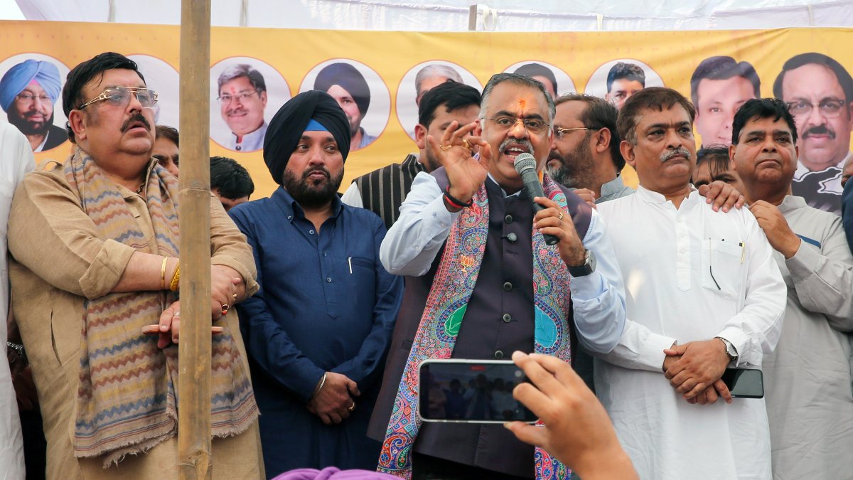 Tarun Chugh speaks at Punjab Nasha Mukt Yatra in Amritsar