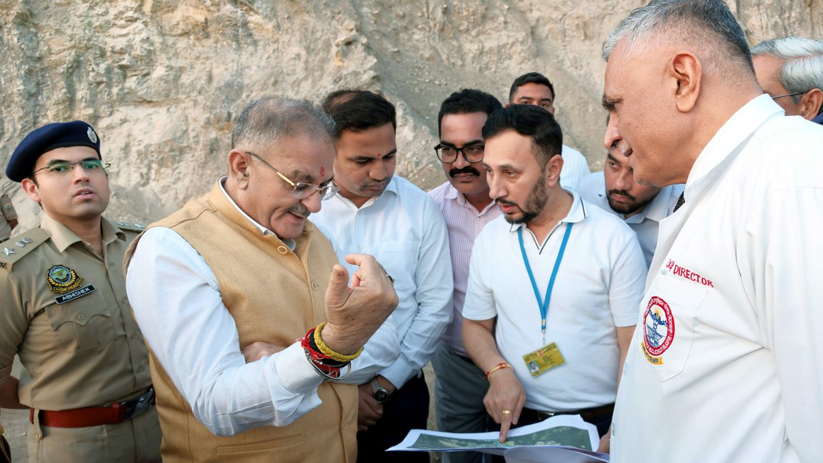 HP governor inspects NH-205 four-laning work ahead of president visit