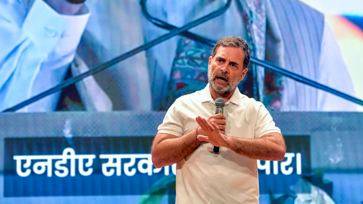Rahul Gandhi addresses press conference in New Delhi